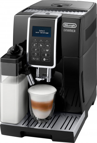 De'Longhi De'Longhi Kaffeevollautomat Dinamica ECAM 356.57.B, mit 4 Direktwahltasten, Kaffeekannenfunktion  Полностью автоматическая кофемашина De'Longhi Dinamica ECAM 356.57.B, с 4 кнопками прямого выбора, функцией кофейника