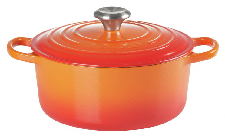 Le Creuset LE CREUSET Br\u00e4ter SIGNATURE orange LE CREUSET Br>4ter ПОДПИСЬ