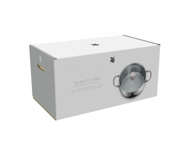 WMF WMF Topfset 5-tlg. QUALITY ONE silber Набор кастрюль WMF, 5 шт. КАЧЕСТВО ОДИН