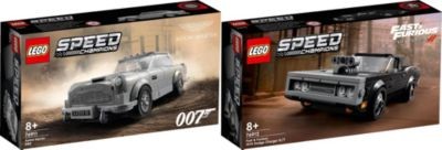 LEGO Speed Champions 2er Set: 007 Aston Martin DB5 (76911) + Fast  Furious 1970 Dodge Charger R\/T (76912) Набор из 2 чемпионов скорости: 007 Aston Martin DB5 (76911) + Fast Furious 1970 Dodge Charger R/T (76912)