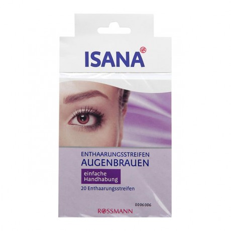 ISANA EntHaarungsstreifen Карандаш для бровей 20 шт.