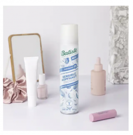 Batiste Trockenshampoo Sensitive, Сухой Шампунь для чувствительной кожи головы без отдушек 200 мл