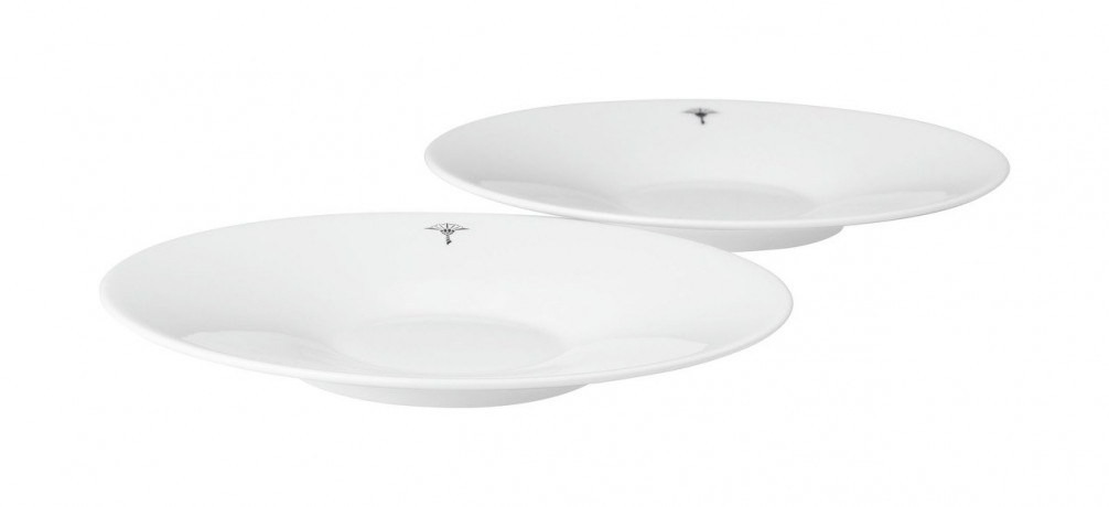 JOOP! JOOP! Untertasse 2er-Set DINING GLAMOUR dunkelgrau ЙУУП! Набор блюдец из 2-х предметов DINING GLAMOUR