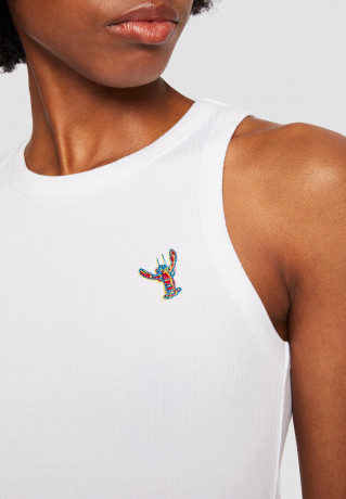 Tommy Hilfiger TOMMY HILFIGER X ANDY WARHOL LOBSTER TANK Top optic white МАЙКА TOMMY HILFIGER X ANDY WARHOL LOBSTER Верх оптический белый