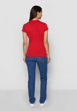 Tommy Hilfiger HERITAGE SHORT SLEEVE Polo shirt apple red HERITAGE SHORT SLEEVE Рубашка поло яблоко красное