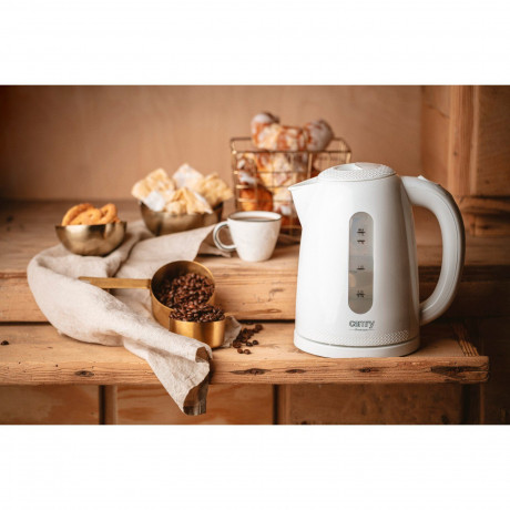 Camry Camry Wasserkocher CR 1254, 1.7 l, 2200,00 W, Elektrischer Wasserkocher 1,7L weiss  Чайник Camry CR 1254, 1,7 л, 2200,00 Вт, электрочайник 1,7 л белый