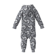 Shaun das Schaf Sweat Onesie mit zwei Repair Aufnahern Overalls fur Kinder Детский комбинезон Shaun the Sheep Sweat Onesie с двумя ремонтными нашивками