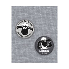 Shaun das Schaf Sweat Onesie mit zwei Repair Aufnahern Overalls fur Kinder Детский комбинезон Shaun the Sheep Sweat Onesie с двумя ремонтными нашивками