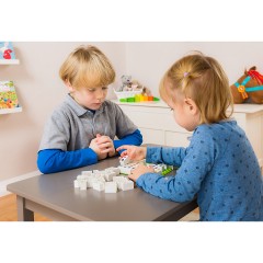 Hubelino Domino + Vier gewinnt 410054 Lernspiele Домино + Connect Four 410054 Развивающие игры