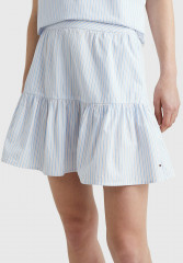 Tommy Hilfiger STRIPE TIERED MINI Mini skirt summer pop prep stp vessel blue STRIPE TIERED MINI Мини-юбка летний поп prep stp судно синее