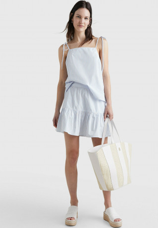 Tommy Hilfiger STRIPE TIERED MINI Mini skirt summer pop prep stp vessel blue STRIPE TIERED MINI Мини-юбка летний поп prep stp судно синее