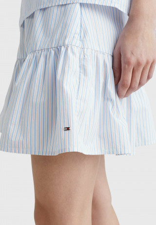 Tommy Hilfiger STRIPE TIERED MINI Mini skirt summer pop prep stp vessel blue STRIPE TIERED MINI Мини-юбка летний поп prep stp судно синее