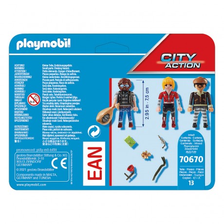 PLAYMOBIL PLAYMOBIL 70670 Figurenset Ganoven PLAYMOBIL 70670 Набор фигурок Crooks