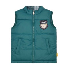 Steiff Wendeweste Jahr des Teddybaren wattiert mit Stehkragen Outdoorwesten Двусторонний жилет год плюшевого мишки