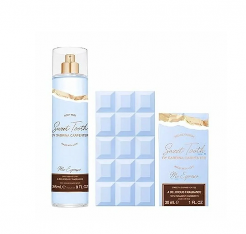 Sabrina Carpenter Sweet Tooth Me Espresso SET: Парфюмерная вода 30 мл и мист 236 мл, гурманский кофейно-ванильный сладкий аромат для женщин