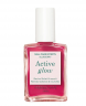 Manucurist Active Glow Cranberry + Blueberry, Набор 2 шт укрепляющий лак для ногтей с эффектом геля и натурального сияния, клюквенно-красный и холодный розово-лиловый, укрепление ногтей, 2 х 15 мл
