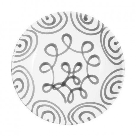 Gmundner Keramik Gmundner Keramik Graugeflammt Suppenteller Cup d: 20 cm / h: 4,4 cm Керамическая чашка для супа Gmundner серого цвета с пламенем д: 20 см / высота: 4,4 см