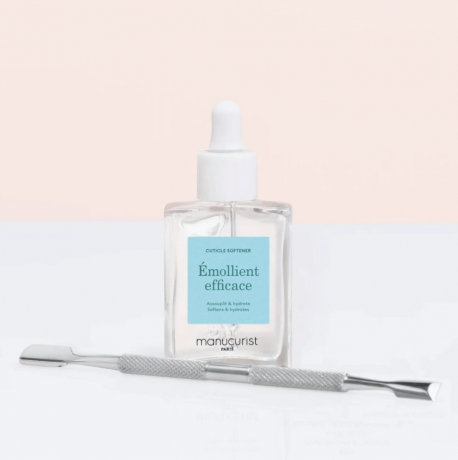 Manucurist Cuticle Remover & Pusher Duo, Cредство для удаления кутикулы, Франция, размягчает и удаляет кутикулу, аккуратный маникюр и уход за ногтями, 15 мл + пушер
