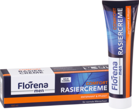 Florena Rasiercreme Comfort, Крем для комфортного бритья с заботой о коже, 100 мл