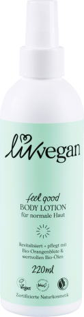 LivVegan (Лив Веган) LivVegan (Лив Веган) Bodylotion Лосьон для тела feel good, 220 мл