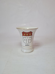 Кружка винтажная фарфоровая Символ Баварии, 10,5 x 9,5 см, Германия, 1960-70гг.