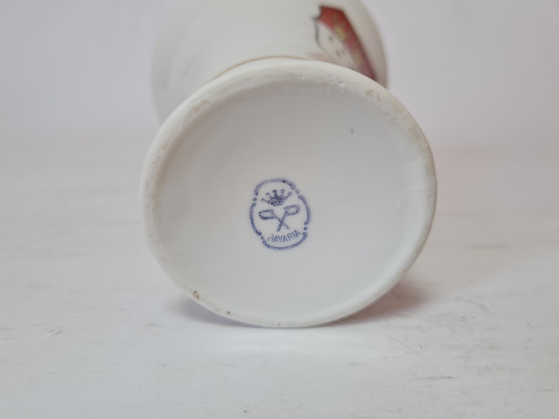 Кружка винтажная фарфоровая Символ Баварии, 10,5 x 9,5 см, Германия, 1960-70гг.