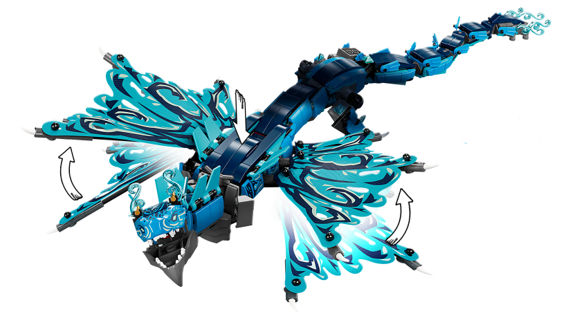 Lego Wasserdrache водный Дракон