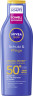 NIVEA SUN Schutz & Pflege Sonnenmilch LSF 50+, 200 ml, Нивеа Солнцезащитное молочко, SPF 50+, водостойкое, увлажнение, 200 мл