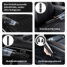 Tisoutec Tisoutec Akku-Handstaubsauger Akku Handstaubsauger,12000Pa USB aufladbar Tragbar Leicht Mini, Staubsauger,6000mAh Auto-Staubsauger,Nass  Trocken Handsauger  Беспроводной ручной пылесос Tisoutec, 12000 Па, перезаряжаемый через USB, портативный, ле