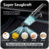 Tisoutec Tisoutec Akku-Handstaubsauger Akku Handstaubsauger,12000Pa USB aufladbar Tragbar Leicht Mini, Staubsauger,6000mAh Auto-Staubsauger,Nass  Trocken Handsauger  Беспроводной ручной пылесос Tisoutec, 12000 Па, перезаряжаемый через USB, портативный, ле
