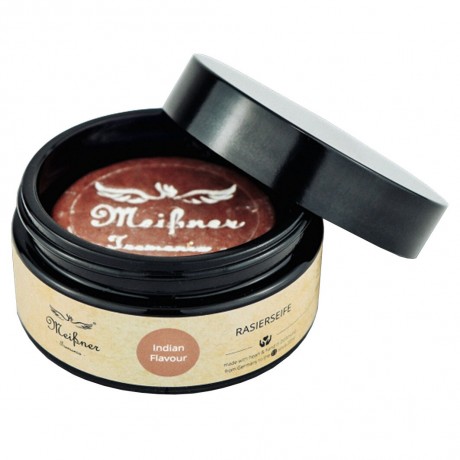 Meissner Tremonia Rasierseife, Violettglastiegel Indian Flavour  Мыло для бритья, баночка из фиолетового стекла Indian Flavor
