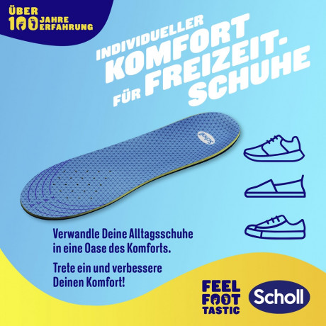 SCHOLL GelActiv Einlegesohlen EVERYDAY Gr. S 35-40,5, 1 St, Шолль Гелевые стельки для повседневной обуви, размер 35-40,5, 1 пара