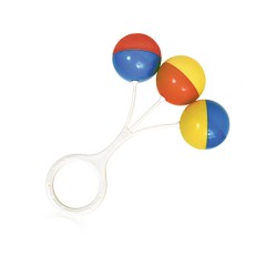 Babyrassel drei Balle bunt Greiflinge Детские погремушки три мяча красочные хватательные игрушки