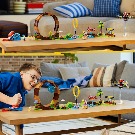 LEGO Sonic 76994 Sonics Looping-Challenge in der Green Hill Zone Конструктор Лего Соник 76994 Испытание Зоны Зеленого холма Соника