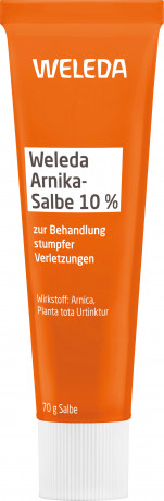 Weleda Arnika-Salbe 10%, 70 g, Мазь с арникой 10% для наружного применения при ушибах и растяжениях, 70 г