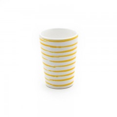 Gmundner Keramik Gmundner Keramik Gelbgeflammt Trinkbecher 0,28 L / h: 11 cm Керамическая чашка для питья Gmundner с желтым пламенем 0,28 л / высота: 11 см