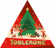 Toblerone Adventskalender 2026, Адвент-календарь 2026 Toblerone с 25 шоколадными миниатюрами четырёх видов, 200 г