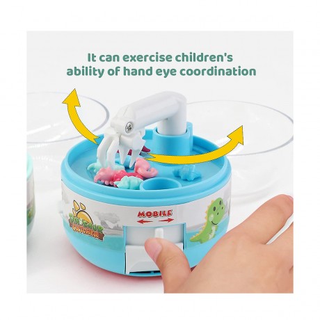 frler frler Mini Klauen Maschine Spielzeug mit Dinosaurier Geschicklichkeitsspiele fur Kinder Frler Mini Claw Machine Toy с играми для детей с навыками динозавров