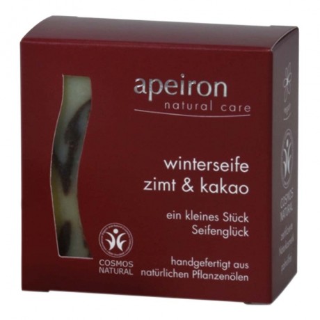 Apeiron Winterseife Zimt & Kakao  Зимнее мыло корица и какао