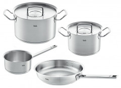 Fissler Fissler Original Profi Collection Kochtopfset  3-tlg. + Gratis Stielpfanne 24 cm silber Набор кастрюль Fissler Original Profi Collection из 3 предметов. + Бесплатная кастрюля 24 см.