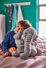 Ikea JFTTESTOR Stoffspielzeug Elefant/grau, Мягкая игрушка из Икеа Серый Слон, 60см, оригинал, Германия