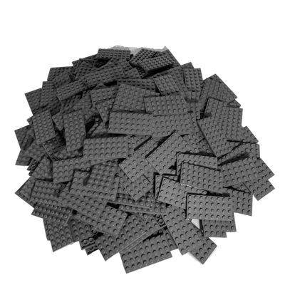 LEGO LEGO 4x8 Bauplatten Dunkelgrau Platten - Beidseitig bebaubar - 3035 Menge 50x Строительные пластины LEGO 4x8 Темно-серые пластины — сборка с обеих сторон — 3035 Количество 50 шт.
