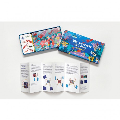 Laurence King Verlag Wer versteckt sich hier... im Meer? Кто прячется здесь... в море?