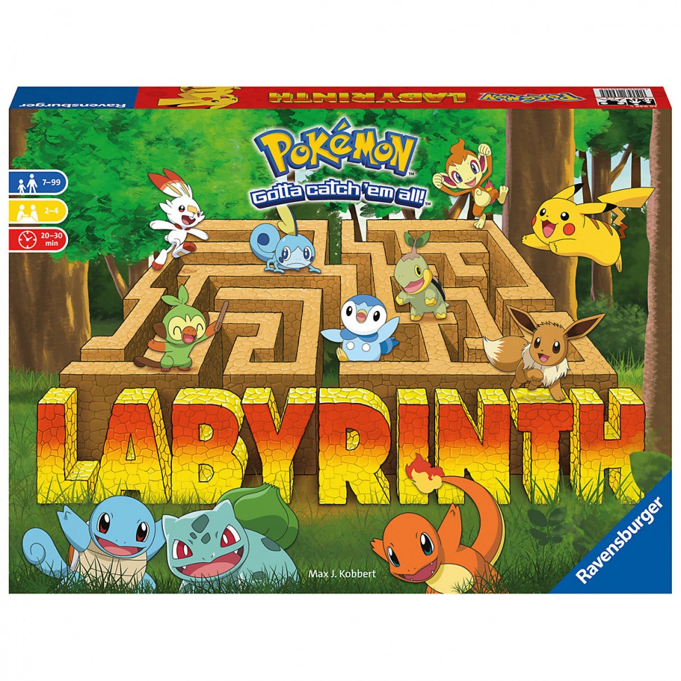 Купить Ravensburger Pokemon Labyrinth Лабиринт покемонов в  интернет-магазине Diskontshop.eu Германия всего за 3 259 руб. в