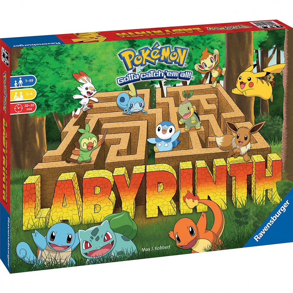 Купить Ravensburger Pokemon Labyrinth Лабиринт покемонов в  интернет-магазине Diskontshop.eu Германия всего за 3 259 руб. в