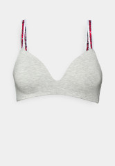 Tommy Hilfiger TRIANGLE BRA T-shirt bra mid grey heather БЮСТГАЛЬТЕР TRIANGLE BRA Бюстгальтер-майка средний серый вереск