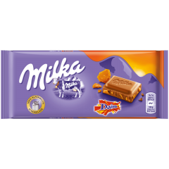 Milka &amp; Daim Альпийский молочный шоколад с карамелью 100г