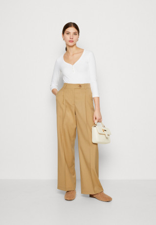 Tommy Hilfiger SLIM Long sleeved top white SLIM Топ с длинными рукавами белый