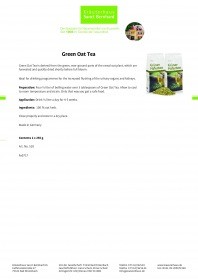 Krauterhaus Sanct Bernhardt Green Oat Tea, 500 г