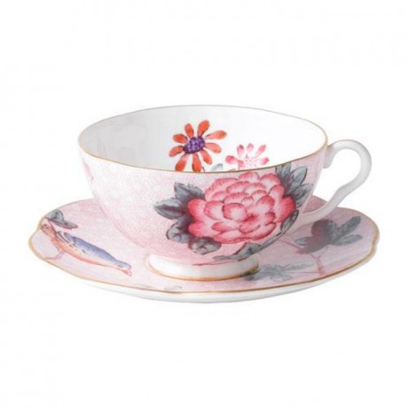 Wedgwood Wedgwood  'Harlequin Collection Cuckoo' Teetasse Rosa 0,18 L 2-tlg. set (Ober- und Untertasse) Wedgwood "Harlequin Collection Cuckoo" Чашка для чая розовая 0,18 л 2 предм. набор (чашка и блюдце)